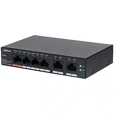 Dahua Switch|DAHUA|CS4006-4ET-60|Type L2|Desktop/pedestal|PoE ports 4|CS4006-4ET-60 CS4006-4ET-60 6923172571175