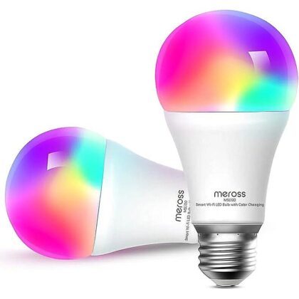 Meross Smart Light Bulb|MEROSS|Power consumption 9 Watts|200-240V|Beam angle 180 degrees|MSL120DAHK-EU MSL120DAHK-EU 6973696563668