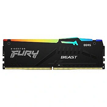 Kingston 64GB 6000MT/S DDR5 CL30 DIMM (KIT OF 2) FURY BEAST RGB EXPO KF560C30BBAK2-64 740617342819