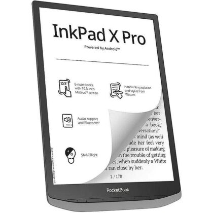 PocketBook E-Reader|POCKETBOOK|InkPad X Pro|10.3"|1872x1404|1xUSB-C|Wireless LAN|Bluetooth|Grey|PB1040D-M-WW PB1040D-M-WW 7640152090189