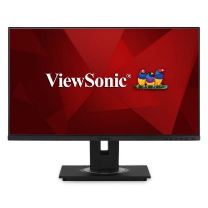 LCD Monitor VIEWSONIC VG2456 24" Panel IPS 1920x1080 16:9 Matte 15 ms Speakers Swivel Pivot Height adjustable Tilt Colour Black VG2456  VG2456 766907006155