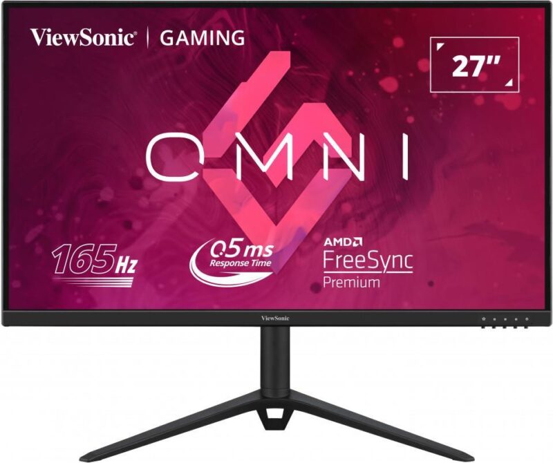 LCD Monitor VIEWSONIC VX2728J 27" Gaming Panel IPS 1920x1080 16:9 165Hz Matte 0.5 ms Speakers Swivel Pivot Height adjustable Tilt Colour Black VX2728J  VX2728J 766907019384