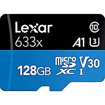 Lexar 128GB High-Performance 633x microSDXC UHS-I