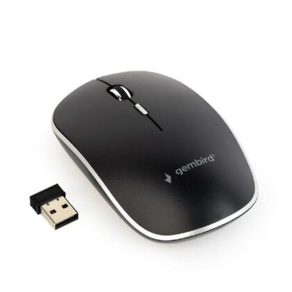 MOUSE USB OPTICAL WRL BLACK/SILENT MUSW-4BS-01 GEMBIRD  MUSW-4BS-01 8716309117425