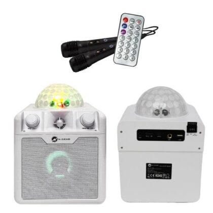 Portable Speaker N-GEAR DISCO BLOCK 410 WHITE White Wireless Bluetooth DISCOBLOCK410W  DISCOBLOCK410W 8719327286890