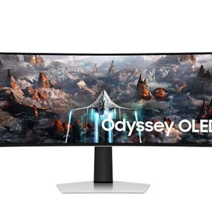 Monitor SAMSUNG Odyssey OLED G9 G93SC 49" Gaming/Curved Panel OLED 5120x1440 32:9 240Hz 0.03 ms Height adjustable Tilt Colour Silver LS49CG934SUXEN  LS49CG934SUXEN 8806095053653