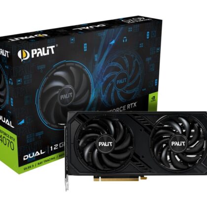 Graphics Card PALIT NVIDIA GeForce RTX 4070 12 GB GDDR6X 192 bit PCIE 4.0 16x GPU 1920 MHz 1xHDMI 3xDisplayPort NED4070019K9-1047D  NED4070019K9-1047D 4710562243888