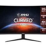 LCD Monitor MSI G321CU 31.5" 4K/Curved Panel VA 3840x2160 16:9 144Hz Matte 4 ms Tilt G321CU  G321CU 4711377001854