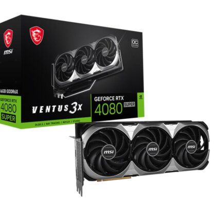 Graphics Card MSI NVIDIA GeForce RTX 4080 SUPER 16 GB GDDR6X 256 bit PCIE 4.0 16x 2xHDMI 2xDisplayPort 4080SUPVENTUS16G3XOC  4080SUPVENTUS16G3XOC 4711377170734