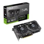 Graphics Card ASUS NVIDIA GeForce RTX 4060 Ti 16 GB GDDR6 128 bit PCIE 4.0 16x Dual Slot Fansink 1xHDMI 3xDisplayPort DUAL-RTX4060TI-O16G-EVO  DUAL-RTX4060TI-O16G-EVO 4711387602812