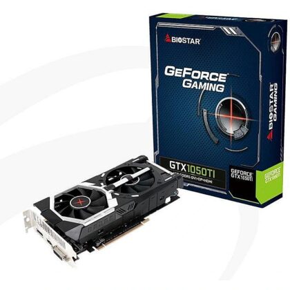 Biostar GeForce GTX1050Ti NVIDIA GeForce GTX 1050 Ti 4 GB GDDR5 VN1055XF41 4712960687912