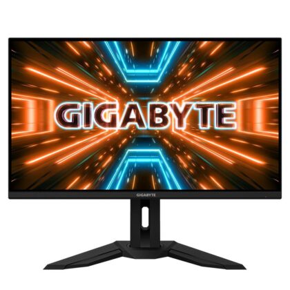 LCD Monitor GIGABYTE M32QC-EK 31.5" Gaming Panel VA 2560x1440 165Hz Matte 1 ms Height adjustable Tilt Colour Black M32QC-EK  M32QC-EK 4719331810474