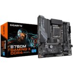 Mainboard GIGABYTE Intel B760 Express LGA1700 Micro-ATX Memory DDR4 Memory slots 4 1xPCI-Express 3.0 16x 1xPCI-Express 4.0 16x 2xM.2 1xHDMI 1xDisplayPort 5xUSB 2.0 3xUSB 3.2 3xAudio port B760MGAMINGXDDR4  B760MGAMINGXDDR4 4719331851255