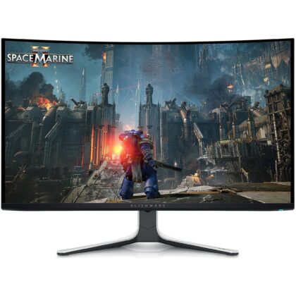 Dell | Curved Screen Gaming Monitor | AW3225QF | 31.6 " | OLED | 4K UHD | 16:9 | 240 Hz | 0.03 ms | 3840 x 2160 pixels | 1000 cd/m² | Power connector