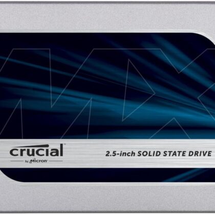 SSD CRUCIAL MX500 500GB SATA 3.0 TLC Write speed 510 MBytes/sec Read speed 560 MBytes/sec 2