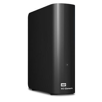 External HDD WESTERN DIGITAL Elements Desktop 10TB USB 3.0 Drives 1 Black WDBWLG0100HBK-EESN  WDBWLG0100HBK-EESN 718037864648