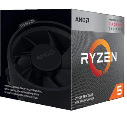 CPU AMD Ryzen 5 3400G 3700 MHz Cores 4 4MB Socket SAM4 65 Watts GPU Radeon RX Vega 11 BOX YD3400C5FHBOX  YD3400C5FHBOX 730143309837