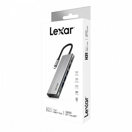 Lexar Hub 7-in-1 USB-C USB3.2 Gen1. Type-C