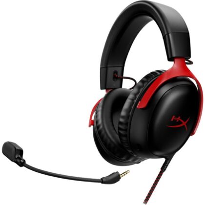 HEADSET HYPERX CLOUD III/BLACK/RED 727A9AA HYPERX  727A9AA 197029008237