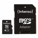 MEMORY MICRO SDHC 4GB C10/W/ADAPTER 3413450 INTENSO  3413450 4034303018178