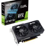 Graphics Card ASUS NVIDIA GeForce RTX 3050 8 GB GDDR6 128 bit PCIE 4.0 16x Dual Slot Fansink 1xDVI-D 1xHDMI 1xDisplayPort DUAL-RTX3050-O8G-V2  DUAL-RTX3050-O8G-V2 4711081772453