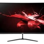 LCD Monitor ACER ED320QRS3BIIPX 32" Curved Panel VA 1920x1080 16:9 180Hz Matte 1 ms Tilt Colour Black UM.JE0EE.301  UM.JE0EE.301 4711121622076