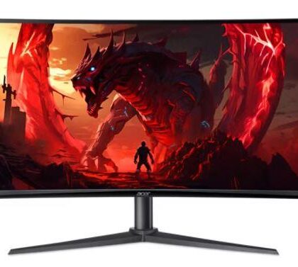 LCD Monitor ACER UM.CX0EE.H01 34" Gaming/Curved/21 : 9 Panel VA 3440x1440 21:9 100Hz Matte 1 ms Speakers Height adjustable Tilt Colour Black UM.CX0EE.H01  UM.CX0EE.H01 4711121894046