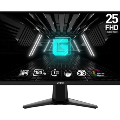 LCD Monitor MSI G255F 24.5" Gaming Panel IPS 1920x1080 16:9 180 Hz 1 ms G255F  G255F 4711377142670