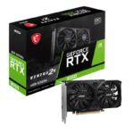 Graphics Card MSI NVIDIA GeForce RTX 3050 6 GB GDDR6 96 bit PCIE 4.0 16x Dual Slot Fansink 2xHDMI 1xDisplayPort RTX3050VEN2X6GOC  RTX3050VEN2X6GOC 4711377176811