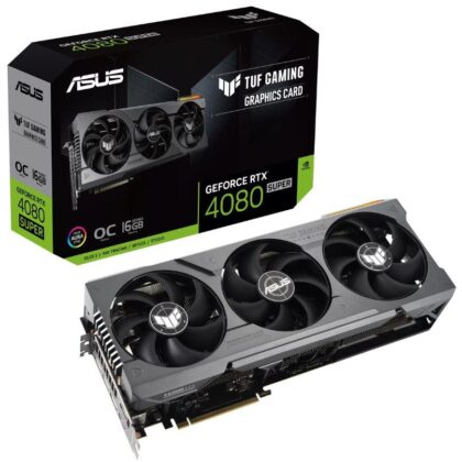 Graphics Card ASUS NVIDIA GeForce RTX 4080 SUPER 16 GB GDDR6X 256 bit PCIE 4.0 16x 2xHDMI 3xDisplayPort TUF-RTX4080S-O16G-GAMING  TUF-RTX4080S-O16G-GAMING 4711387452257