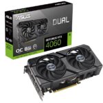 Graphics Card ASUS NVIDIA GeForce RTX 4060 8 GB GDDR6 128 bit PCIE 4.0 16x Dual Slot Fansink 1xHDMI 3xDisplayPort DUAL-RTX4060-O8G-EVO  DUAL-RTX4060-O8G-EVO 4711387473184