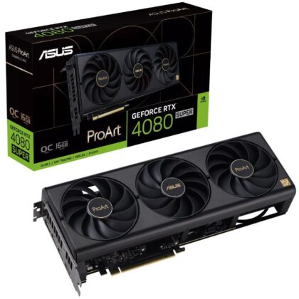 Graphics Card ASUS NVIDIA GeForce RTX 4080 SUPER 16 GB GDDR6X 256 bit PCIE 4.0 16x 1xHDMI 3xDisplayPort PROART-RTX4080S-O16G  PROART-RTX4080S-O16G 4711387475027