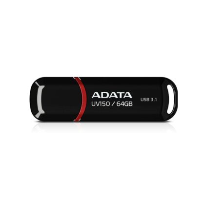 MEMORY DRIVE FLASH USB3.1 64GB/BLACK AUV150-64G-RBK ADATA  AUV150-64G-RBK 4713435799291