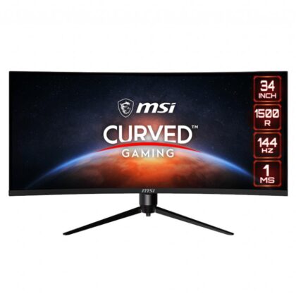 LCD Monitor MSI OPTIX MAG342CQR 34" Gaming/Curved/21 : 9 Panel VA 3440x1440 21:9 144Hz Matte 1 ms Swivel Pivot Height adjustable Tilt OPTIXMAG342CQR  OPTIXMAG342CQR 4719072753283