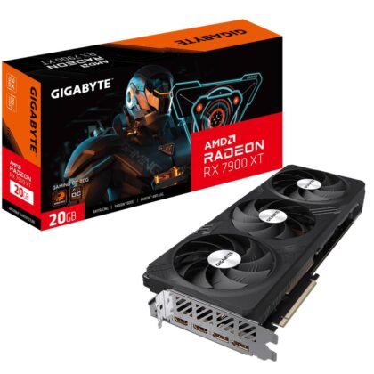 Graphics Card GIGABYTE AMD Radeon RX 7900 XT 20 GB GDDR6 320 bit PCIE 4.0 16x Dual Slot Fansink 2xHDMI 2xDisplayPort GV-R79XTGAMINGOC-20GD  GV-R79XTGAMINGOC-20GD 4719331312367