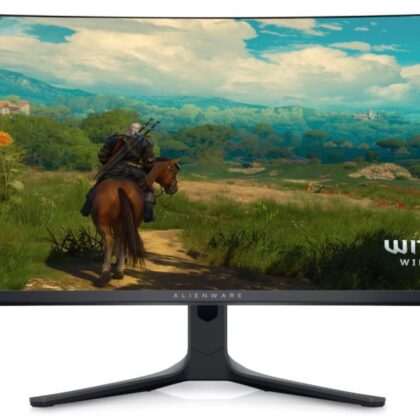 LCD Monitor DELL AW3423DWF 34" Gaming/Curved/21 : 9 3440x1440 21:9 Matte 0.1 ms Swivel Height adjustable Tilt Colour Black 210-BFRQ  210-BFRQ 5397184657157