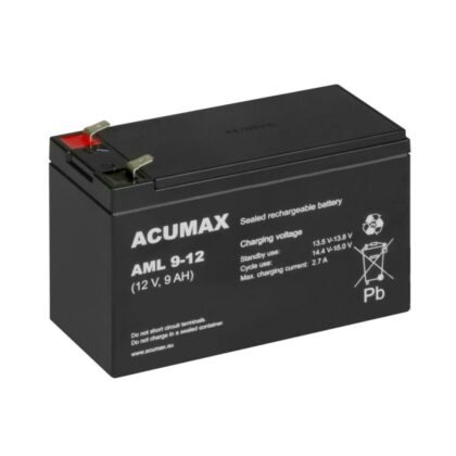 BATTERY 12V 9AH C20/AML9-12T2 EMU  AML9-12T2 5902367801847