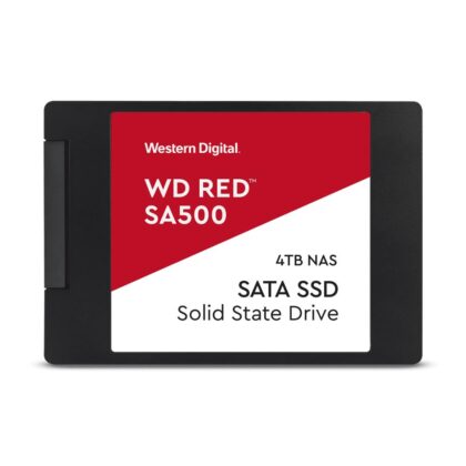 SSD WESTERN DIGITAL Red SA500 4TB SATA 3.0 Write speed 530 MBytes/sec Read speed 560 MBytes/sec 2