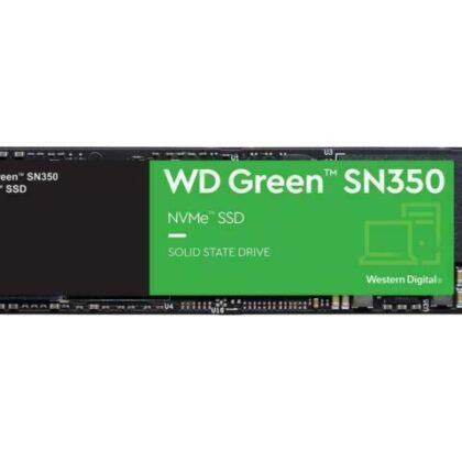 SSD WESTERN DIGITAL Green SN350 1TB M.2 PCIE NVMe QLC Write speed 2500 MBytes/sec Read speed 3200 MBytes/sec WDS100T3G0C  WDS100T3G0C 718037886039