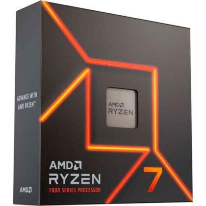 CPU AMD Desktop Ryzen 7 R7-7700X 4500 MHz Cores 8 32MB Socket SAM5 105 Watts GPU Radeon BOX 100-100000591WOF  100-100000591WOF 730143314428