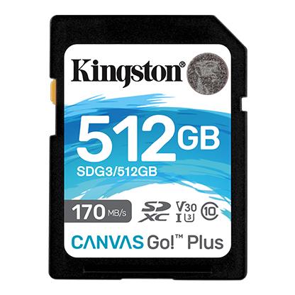 MEMORY SDXC 512GB UHS-I/SDG3/512GB KINGSTON  SDG3/512GB 740617301571