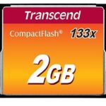 MEMORY COMPACT FLASH 2GB/MLC TS2GCF133 TRANSCEND  TS2GCF133 760557810315