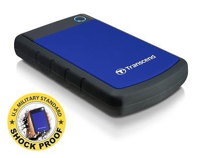 External HDD TRANSCEND StoreJet 1TB USB 3.0 Colour Blue TS1TSJ25H3B  TS1TSJ25H3B 760557828112