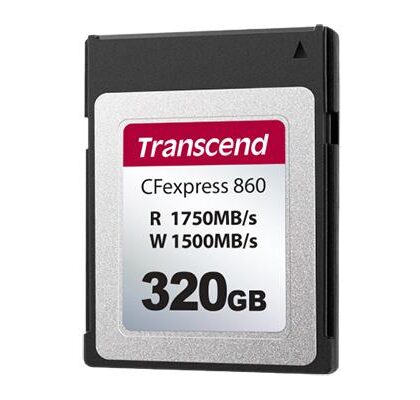 MEMORY COMPACT FLASH 320GB/CFE TS320GCFE860 TRANSCEND  TS320GCFE860 760557865711