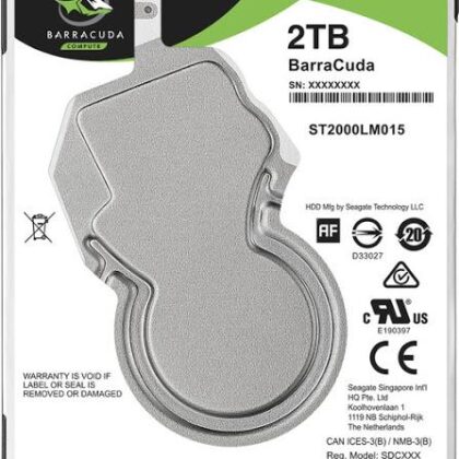 HDD SEAGATE Barracuda 2TB SATA 3.0 128 MB 5400 rpm 2