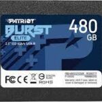 SSD PATRIOT Burst Elite 480GB SATA 3.0 3D NAND Write speed 320 MBytes/sec Read speed 450 MBytes/sec 2