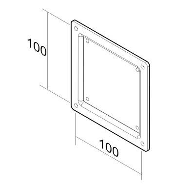 TV SET ACC VESA ADAPTER PLATE/10-30" FPMA-VESA100 NEOMOUNTS  FPMA-VESA100 8717371440213