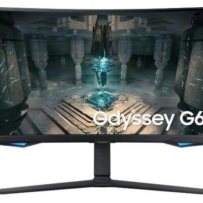 LCD Monitor SAMSUNG Odyssey G6 32" Gaming/Smart/Curved Panel VA 2560x1440 16:9 240Hz 1 ms Speakers Swivel Pivot Height adjustable Tilt Colour Black LS32BG650EUXEN  LS32BG650EUXEN 8806094192711