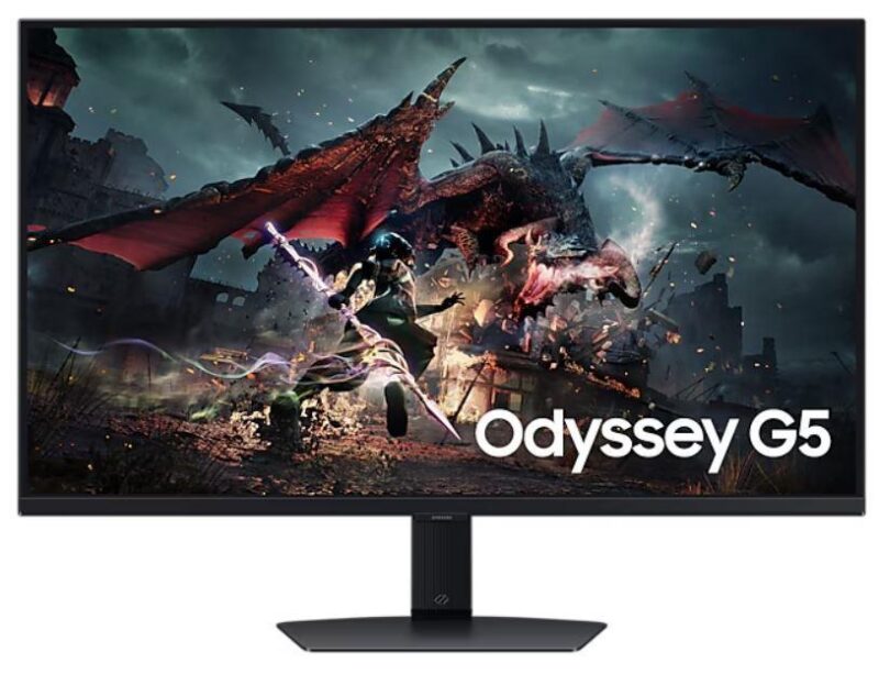 LCD Monitor SAMSUNG 27" Gaming Panel IPS 2560x1440 16:9 180Hz 1 ms Swivel Pivot Height adjustable Tilt Colour Black LS27DG500EUXEN  LS27DG500EUXEN 8806095412535