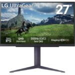 LCD Monitor LG 27" Panel IPS 2560x1440 16:9 180Hz 1 ms Pivot Height adjustable Tilt Colour Black 27GS85Q-B  27GS85Q-B 8806096087817